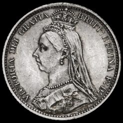 1887 Victoria Jubilee Head Silver Sixpence Obverse