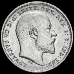 1902 Edward VII Silver Threepence Obverse