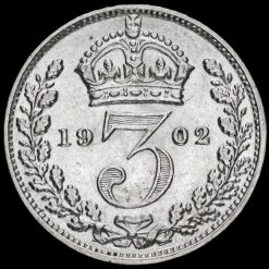 1902 Edward VII Silver Threepence Reverse