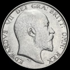 1902 Edward VII Silver Shilling Obverse