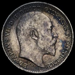 1903 Edward VII Silver Maundy Penny Obverse