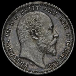 1905 Edward VII Silver Maundy Fourpence Obverse