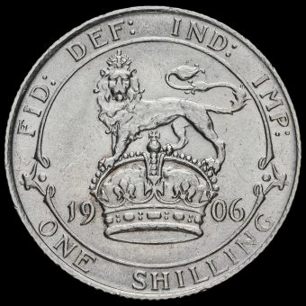 1906 Edward VII Silver Shilling Reverse