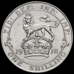 1918 George V Silver Shilling Reverse