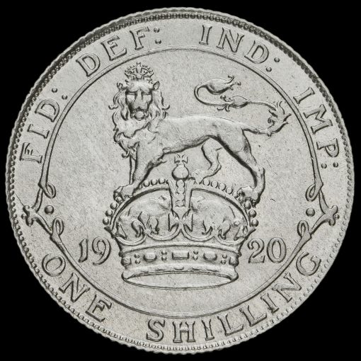 1920 George V Silver Shilling Reverse