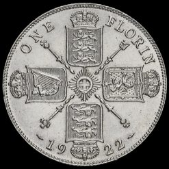 1922 George V Silver Florin Reverse