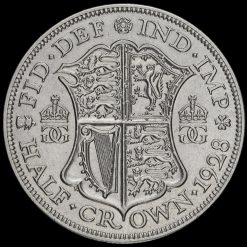 1928 George V Silver Half Crown Reverse