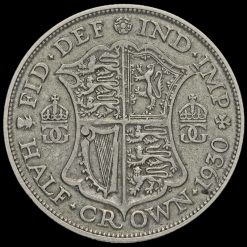 1930 George V Silver Half Crown Reverse