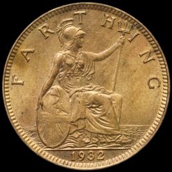 1932 George V Farthing Reverse