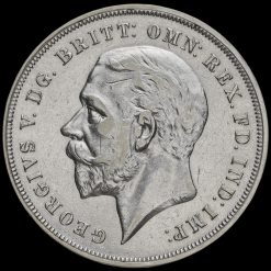 1935 King George V Rocking Horse Silver Jubilee Crown Obverse