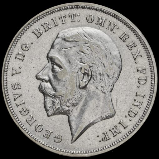 1935 King George V Rocking Horse Silver Jubilee Crown Obverse