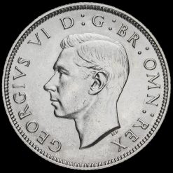 1940 George VI Silver Two Shilling Coin / Florin Obverse