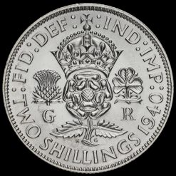 1940 George VI Silver Two Shilling Coin / Florin Reverse