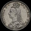 1889 Queen Victoria Jubilee Head Silver Crown Obverse