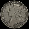 1895 Queen Victoria Veiled Head Silver LIX Crown Obverse