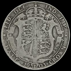 1903 Edward VII Silver Half Crown Reverse