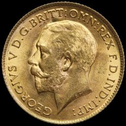 1914 George V Gold Half Sovereign Obverse