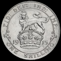 1915 George V Silver Shilling Reverse