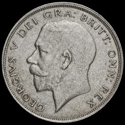 1921 George V Silver Half Crown Obverse
