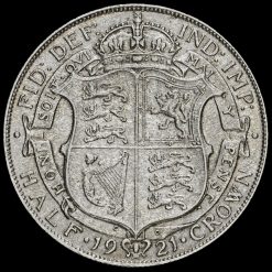 1921 George V Silver Half Crown Reverse
