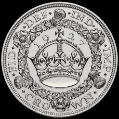 1927 George V Silver Proof Wreath Crown Reverse