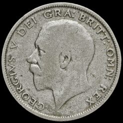 1930 George V Silver Half Crown Obverse