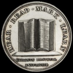 Christ's Hospital School Silver Markers Prize Medal Reverse