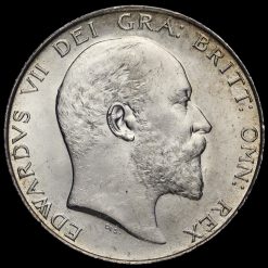 1902 Edward VII Silver Half Crown Obverse