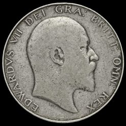 1906 Edward VII Silver Half Crown Obverse