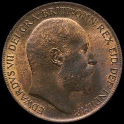 1910 Edward VII Penny Obverse