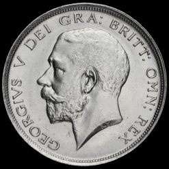 1913 George V Silver Half Crown Obverse
