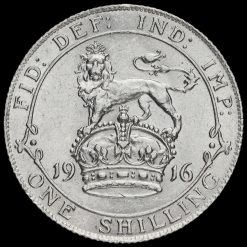 1916 George V Silver Shilling Reverse