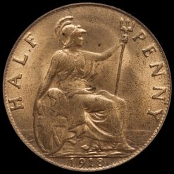 1918 George V Halfpenny Reverse