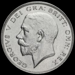 1923 George V Silver Half Crown Obverse