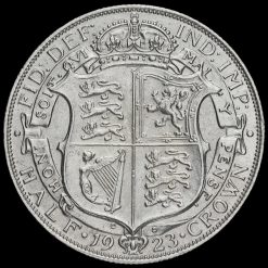 1923 George V Silver Half Crown Reverse