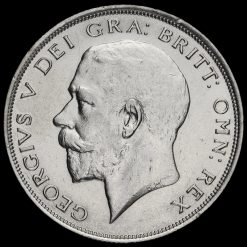 1924 George V Silver Half Crown Obverse