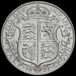 1927 George V Silver Half Crown Reverse