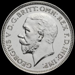 1927 George V Proof Silver Sixpence Obverse
