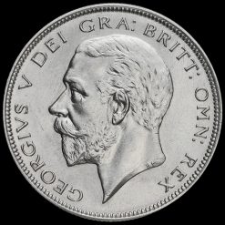 1935 George V Silver Half Crown Obverse
