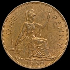 1950 George VI Penny Reverse