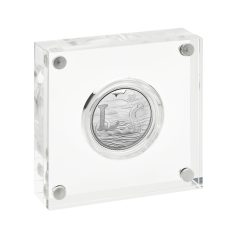 2018 UK 10p Silver Proof Coin in Acrylic Block, Loch Ness Monster