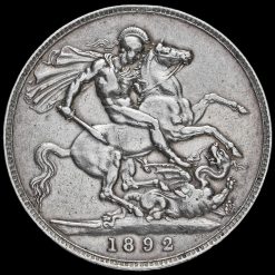 1892 Queen Victoria Jubilee Head Silver Crown Reverse
