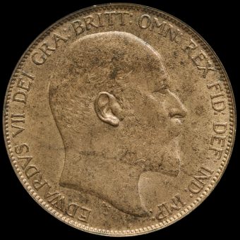1907 Edward VII Penny Obverse