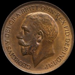 1912 H George V Penny Obverse