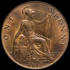 1912 H George V Penny Reverse