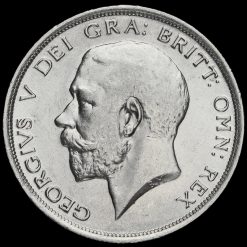 1916 George V Silver Half Crown Obverse