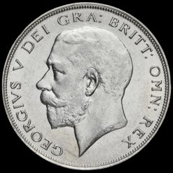 1923 George V Silver Half Crown Obverse