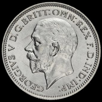 1936 George V Silver Sixpence Obverse