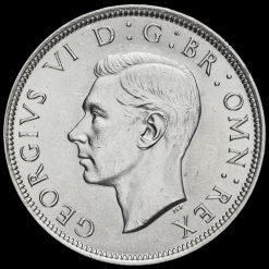 1938 George VI Silver Half Crown Obverse