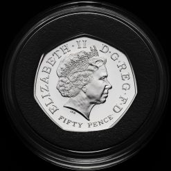 2011 UK WWF 50th Anniversary Silver Proof 50p, Box, COA